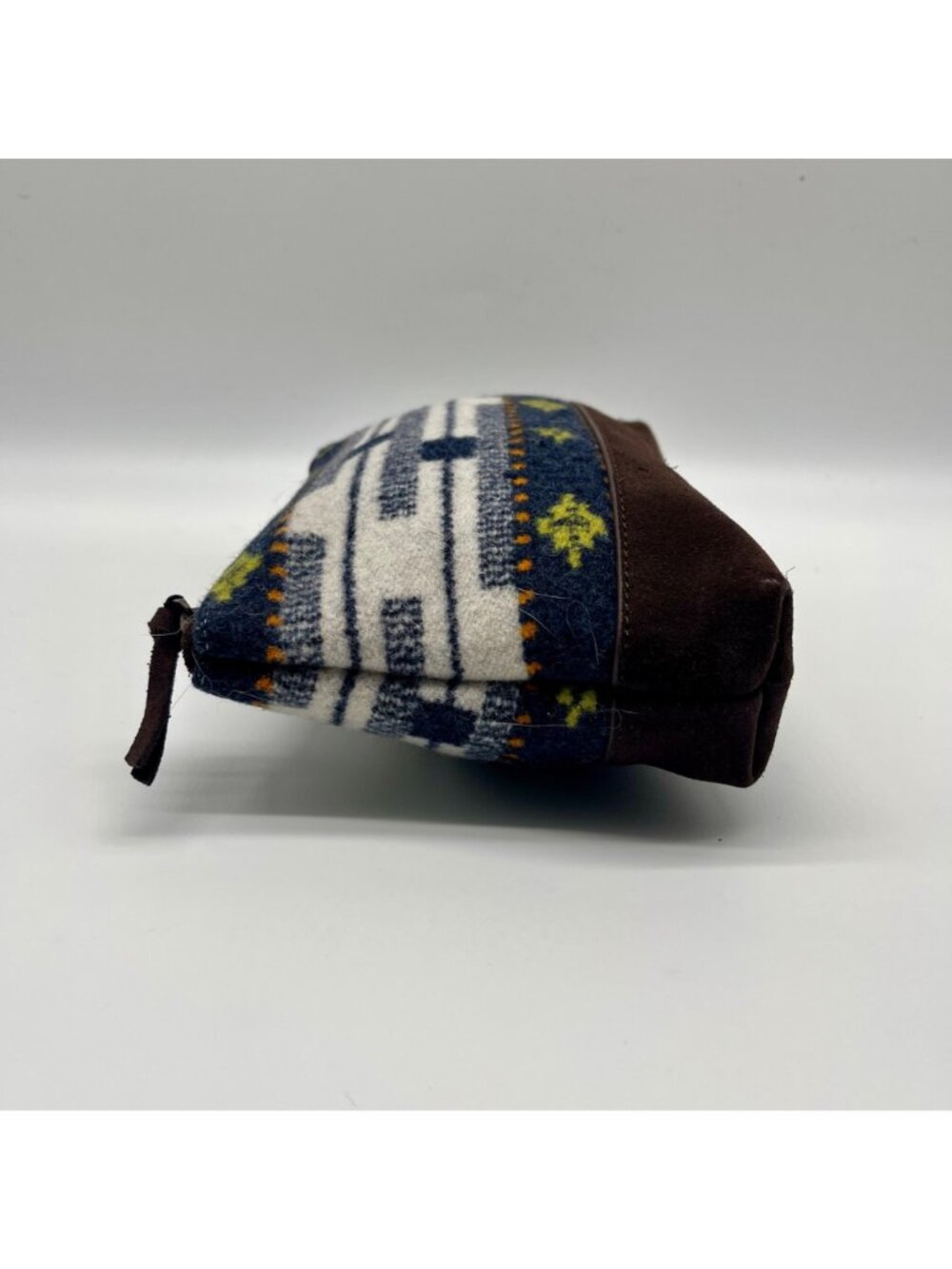 Pendleton Brown Wool And leather Clutch - Picture 3 of 11